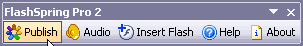 FlashSpring Pro 2 Toolbar