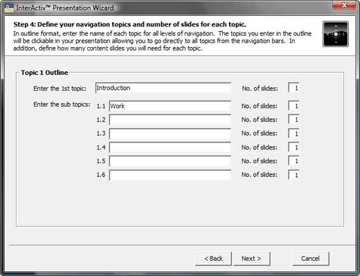 Navigation topics