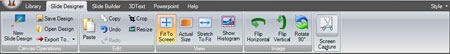 Slide Designer tab