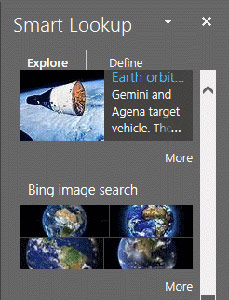 Smart Lookup in PowerPoint 2016 for Windows